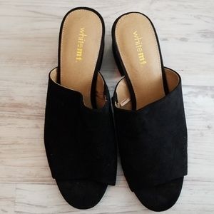 Black mules